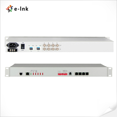 4E1 + 4GE 1+1 Multiplexeur à fibres PDH