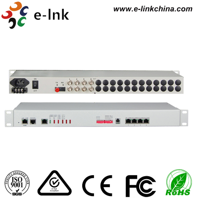 4E1+4GE+Phone+SNMP Multiplexeur à fibre optique