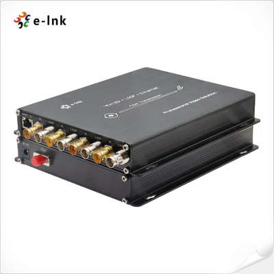 Convertisseur de fibre 3G-SDI à 4 canaux avec Ethernet