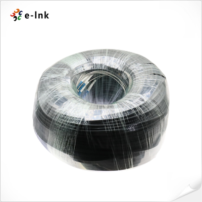 Câble de raccordement fibre optique blindé extérieur 2-12 fibres SM (connecteur SC, LC, FC, ST en option)