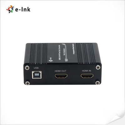Mini 4K/60Hz HDMI 2.0 KVM USB sur le prolongateur à fibre optique