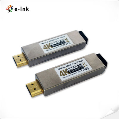 Mini émetteur-récepteur optique HDMI 4K Prend en charge tous les modes jusqu'à la résolution 4K * 2K @ 30Hz