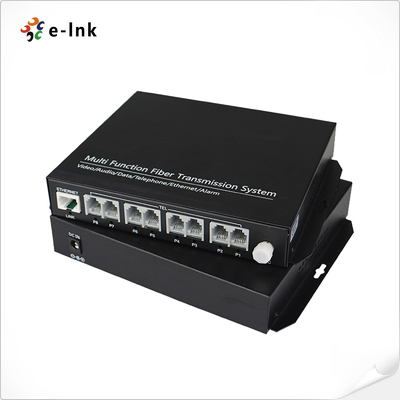 Multiplexeur téléphonique 8 canaux POTS (FXO/FXS) sur fibre