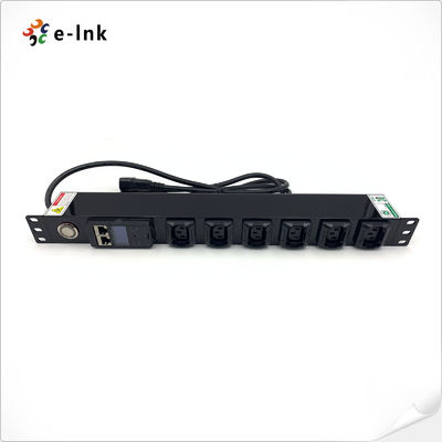 19 pouces 1U 6 ports Intelligent Metered PDU Support Communication et contrôle à distance