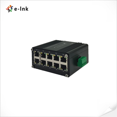 Mini-Industriel 10 ports 10/100/1000M Commutateur Ethernet Gigabit Compact DIN Rail