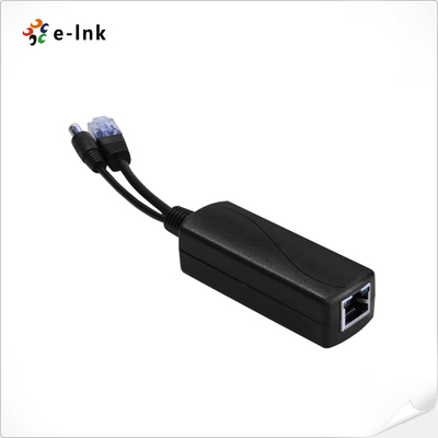 10/100M 24V 1A PoE Splitter Conforme à l'IEEE802.3af/at avec conception de pont complet, entrée sans polarité