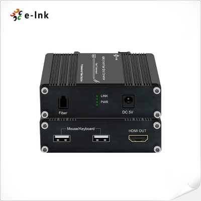 Mini émetteur vidéo 4K/60Hz HDMI 2.0 KVM USB sur OM4