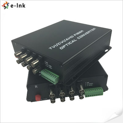 8Ch HD-AHD/HD-CVI/HD-TVI/CVBS 4-in-1 Video Fiber Converter