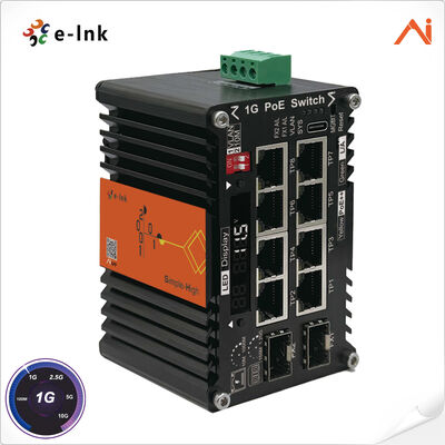 quality Commutateur industriel PoE++ à haute puissance à 8 ports géré par AI Smart avec triple terminal de surveillance en temps réel et booster de tension solaire 9-54VDC factory