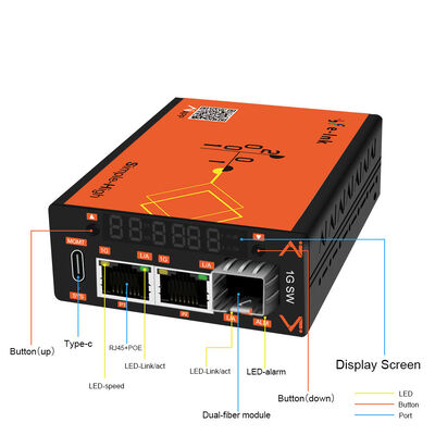quality Convertisseur de média fibre APP et Web géré 2 ports 10/100/1000T vers 1 port 100/1000X SFP pour réseau factory