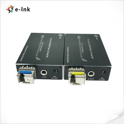 Prix de l'usine 4K HDMI Fiber Extender avec audio externe jusqu'à 80km Convertisseur vidéo