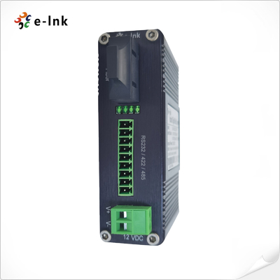 Modem à fibre optique industriel série RS232 / RS485 / RS422 SC SM 1310nm, à 20 km